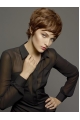 Fabulous Blonde Short Wavy Boycuts Monofilament New Design Synthetic Women Wigs