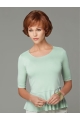 Easy Auburn Wavy Short Capless Classic Synthetic Women Wigs