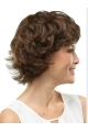  Modern Layered Wavy Short Monofilament Synthetic Women Wigs