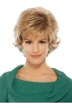 Refined Blonde Wavy Short Capless Classic Synthetic Women Wigs