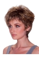 Fashionable Blonde Wavy Short Capless Synthetic Women Wigs