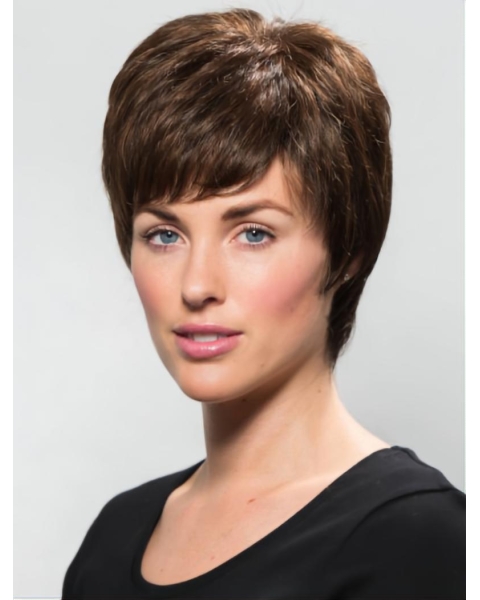 Suitable  Wavy Short Monofilament Synthetic Women Bob Wigs