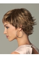 Blonde Wavy Short Monofilament Synthetic Women Wigs