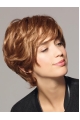 So Great Blonde Short Wavy Layered Capless Popular Synthetic Women Wigs