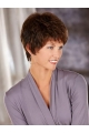 Graceful Brown Wavy Short Capless Classic Synthetic Women Wigs