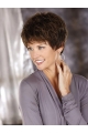 Graceful Brown Wavy Short Capless Classic Synthetic Women Wigs