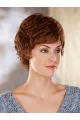 Wholesome Brown Wavy Short Capless Classic Synthetic Women Wigs