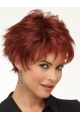 Lace Front Discount Boycuts Wavy Short Synthetic Women Wigs