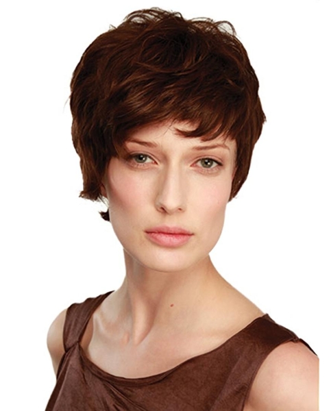 Lace Front Easeful Boycuts Wavy Short Human Hair Women Wigs