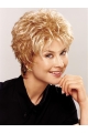 Boycuts Wavy Short Capless Layered Synthetic Women Wigs