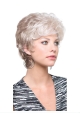 Good Wavy Short Capless Synthetic Grey Women Wigs