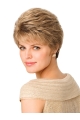 Gentle Blonde Wavy Short Capless Petite Synthetic Women Wigs