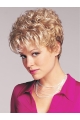 Gentle Blonde Wavy Short Capless Petite Synthetic Women Wigs