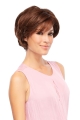 Trendy Auburn Wavy Short Layered Lace Front Synthetic Women Wigs