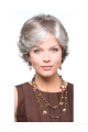 Incredible Wavy Short Capless Synthetic Grey Women Wigs