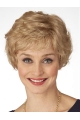 Affordable Blonde Wavy Short Monofilament Classic Synthetic Women Wigs