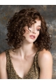 Remy Human Hair 12" Curly Exquisite Shoulder Length 100% Hand-tied Wigs