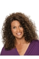 Beverly Johnson Classic Bouffant Mid-length Curly Lace Human Hair Women Wig