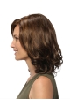 New Design Curly Brown Layered Lace Front Beautiful Synthetic Women Wigs