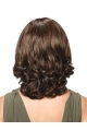 New Design Curly Brown Layered Lace Front Beautiful Synthetic Women Wigs