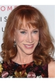 Shoulder Length Capless Synthetic Curly Women Kathy Griffin Wigs