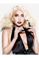 Ideal Blonde Layered Curly Shoulder Length Synthetic Lady Gaga Women Wigs