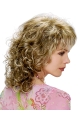 Blonde Beautiful Medium Curly Layered Shoulder Length Synthetic Women Wigs