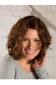 Brown Pleasing Curly Synthetic Medium Wigs