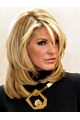 Sassy Blonde Straight Shoulder Length Kim Zolciak Wigs