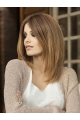 Straight Blonde 14" Shoulder Length Synthetic Bobs Lace Front Wigs Wholesale 