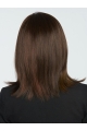 Stylish Brown Straight Shoulder Length Lace Synthetic Women Wigs 