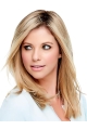 Fabulous Straight Without Bangs Shoulder Length Capless Synthetic Women Wigs