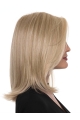 Shoulder Length Monofilament With Bangs Synthetic Wigs For Women