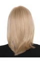 Shoulder Length Monofilament With Bangs Synthetic Wigs For Women