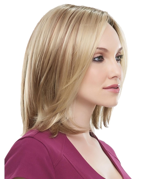 Popular Straight Shoulder Length Without Bangs Lace Front Synthetic Women Bob Wigs