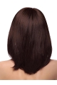 Popular Auburn Straight Shoulder Length Capless Human Hair Women Wigs