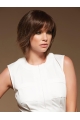 Fantastic Brown Shoulder Length Straight Layered Short Synthetic Women Wigs