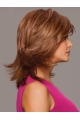 Gorgeous Auburn Straight Shoulder Length Capless Synthetic Comfortable Women Wigs