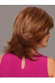 Gorgeous Auburn Straight Shoulder Length Capless Synthetic Comfortable Women Wigs