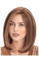 Auburn  Straight Shoulder Length Lace Front  Human Hair Women Wigs