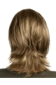 Stylish Straight Shoulder Lace Front Medium Length Synthetic Women Wigs