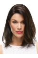 Brown Cool Straight  Medium  Hand-tied Synthetic Women Wigs