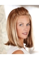  Durable Medium Straight Wihtout Bangs Lace Front Synthetic Women Wigs