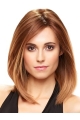 Traditiona Auburn Straight Shoulder Length Lace Front Synthetic Women Wigs