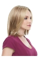 Excellent Blonde Straight Without Bangs hand-tied Synthetic Women Wigs