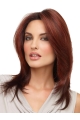 Elegant Medium Straight Lace Front Synthetic Women Wigs