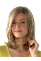 Fantastic Blonde Straight  Without Bangs Lace Front Hot Synthetic Women Wigs