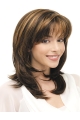 Good Straight Shoulder Length Lace Front Synthetic Women Wigs