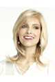 Suitable Straight Shoulder Length Lace Front Synthetic Women Wigs