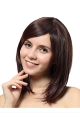 Nice Auburn Straight Shoulder Length Capless Synthetic Women Wigs